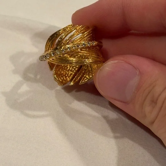 Versace gold ring